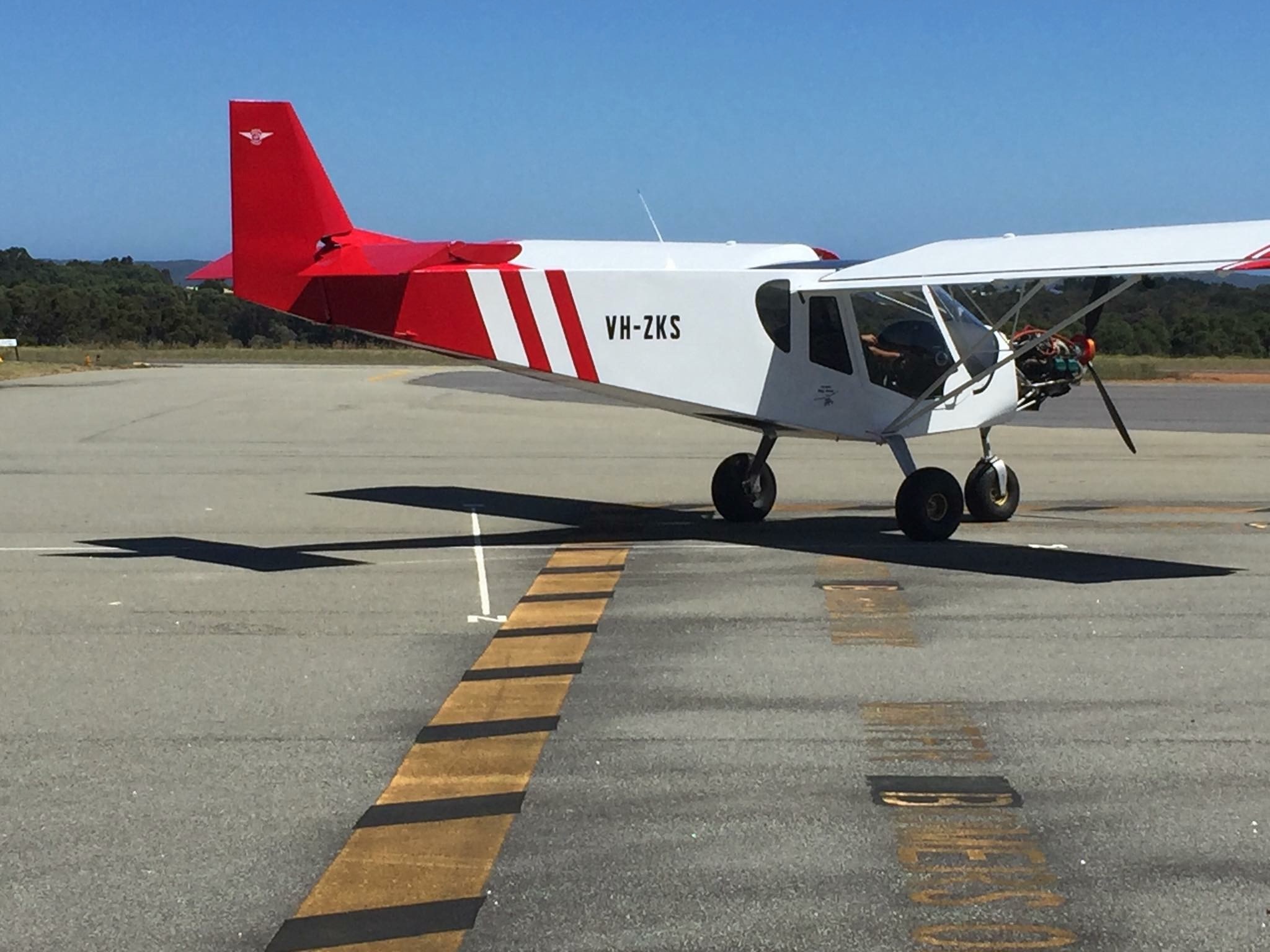Taxiing on the ramp