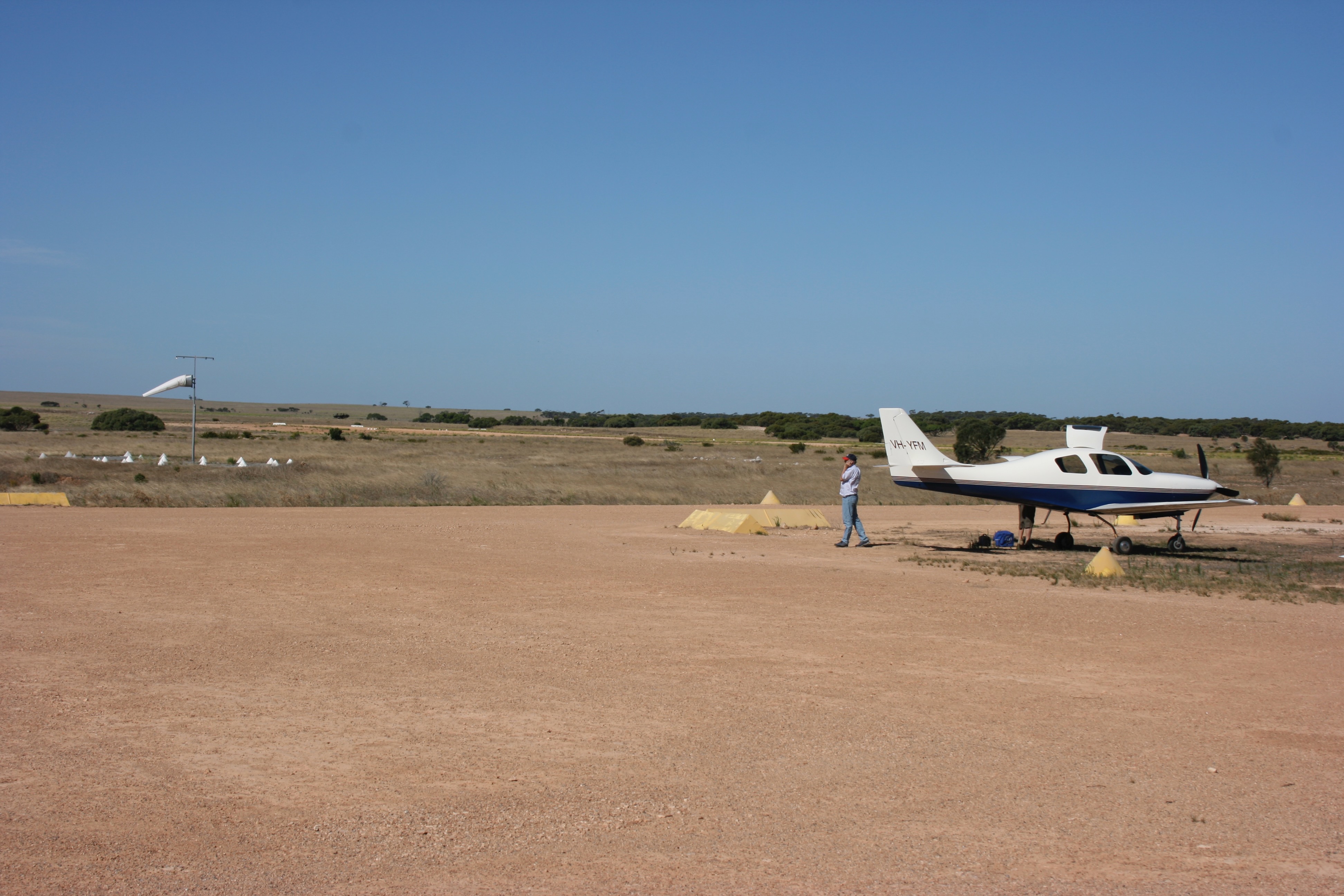 Parked up at Streaky Bay