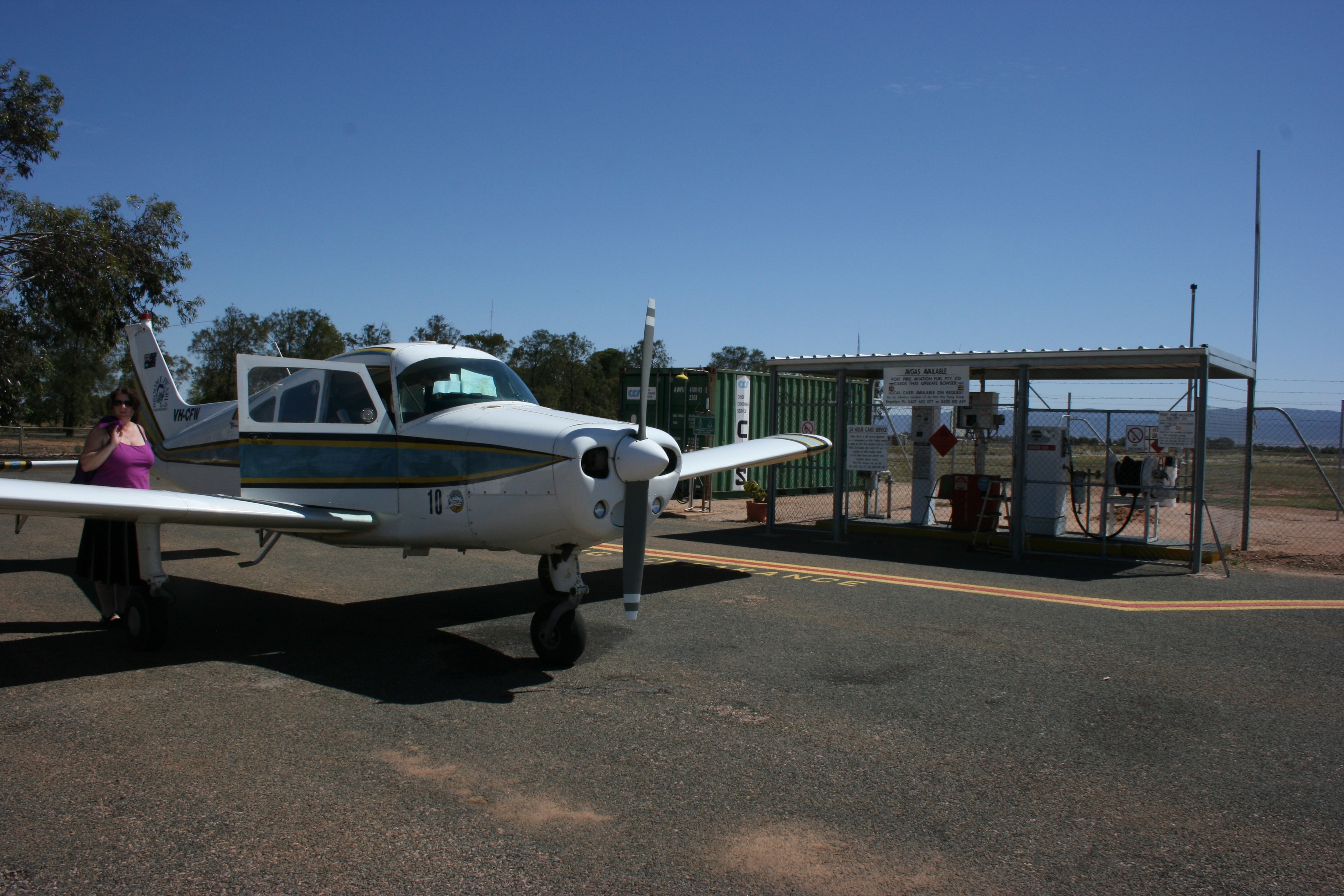 Refuelling at Port Pirie