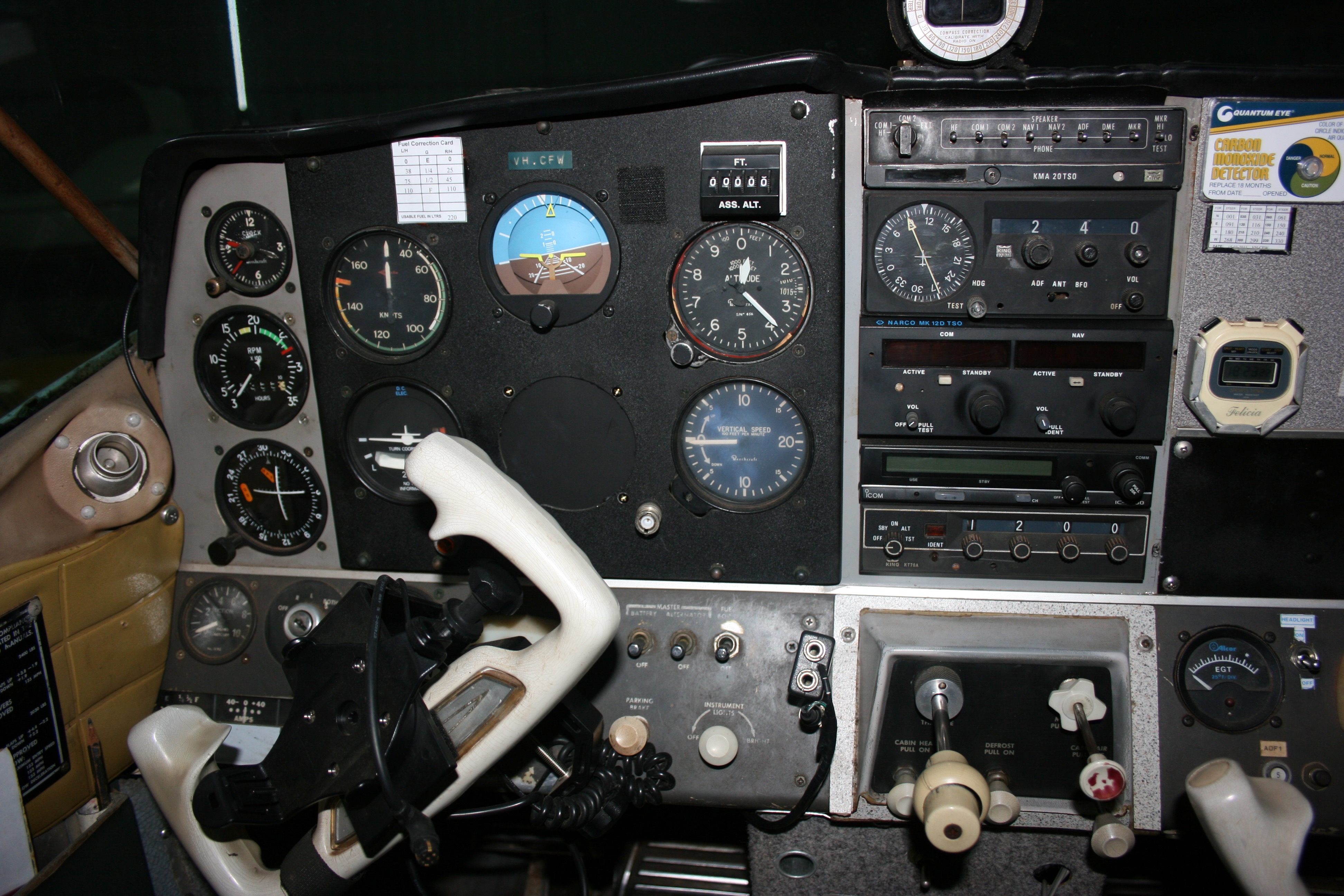 Cockpit layour