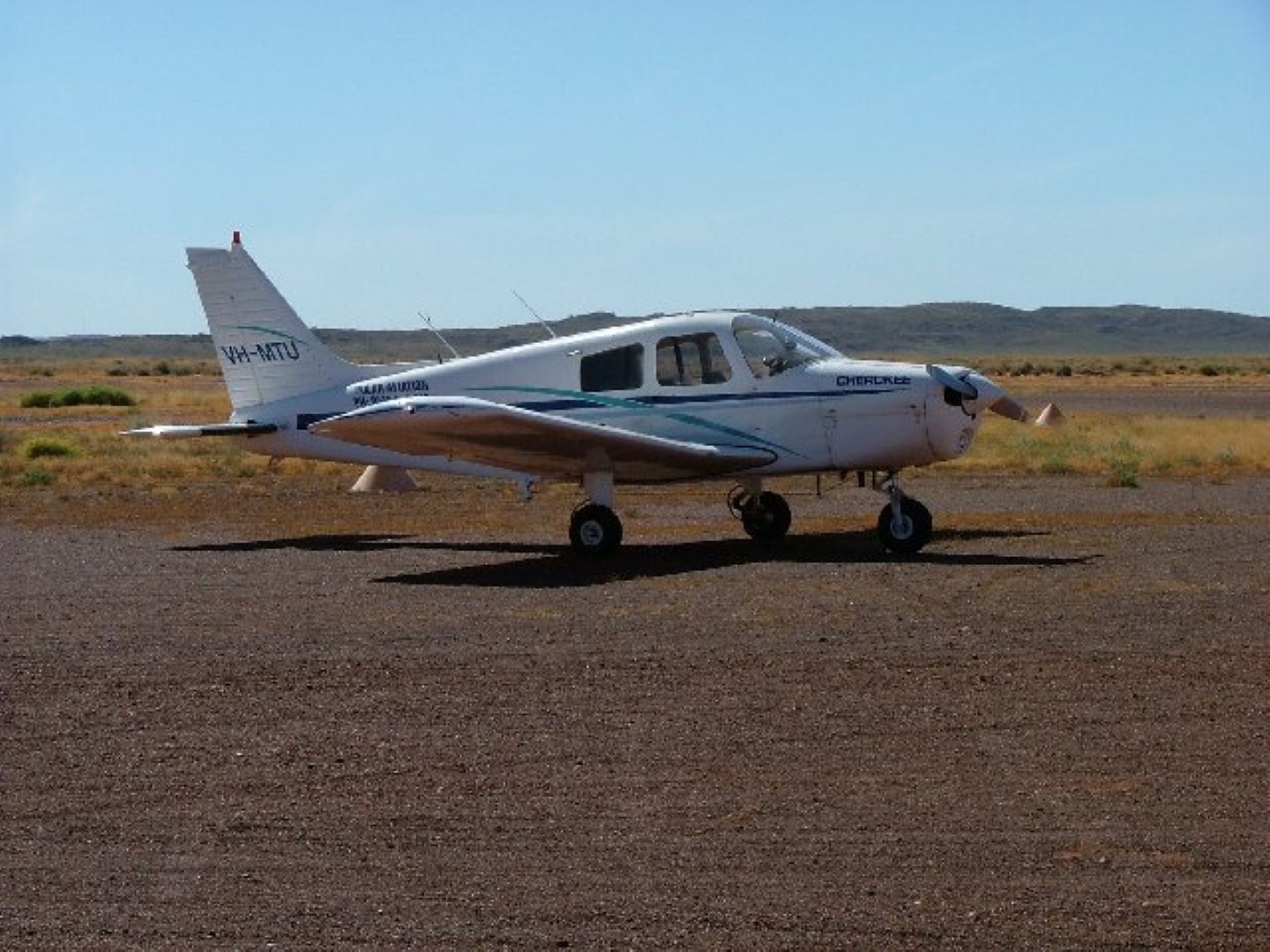 Another one of Muttley at Roebourne Airport. I flew down there for a fly-in and took one of our other teacher friends for the day.