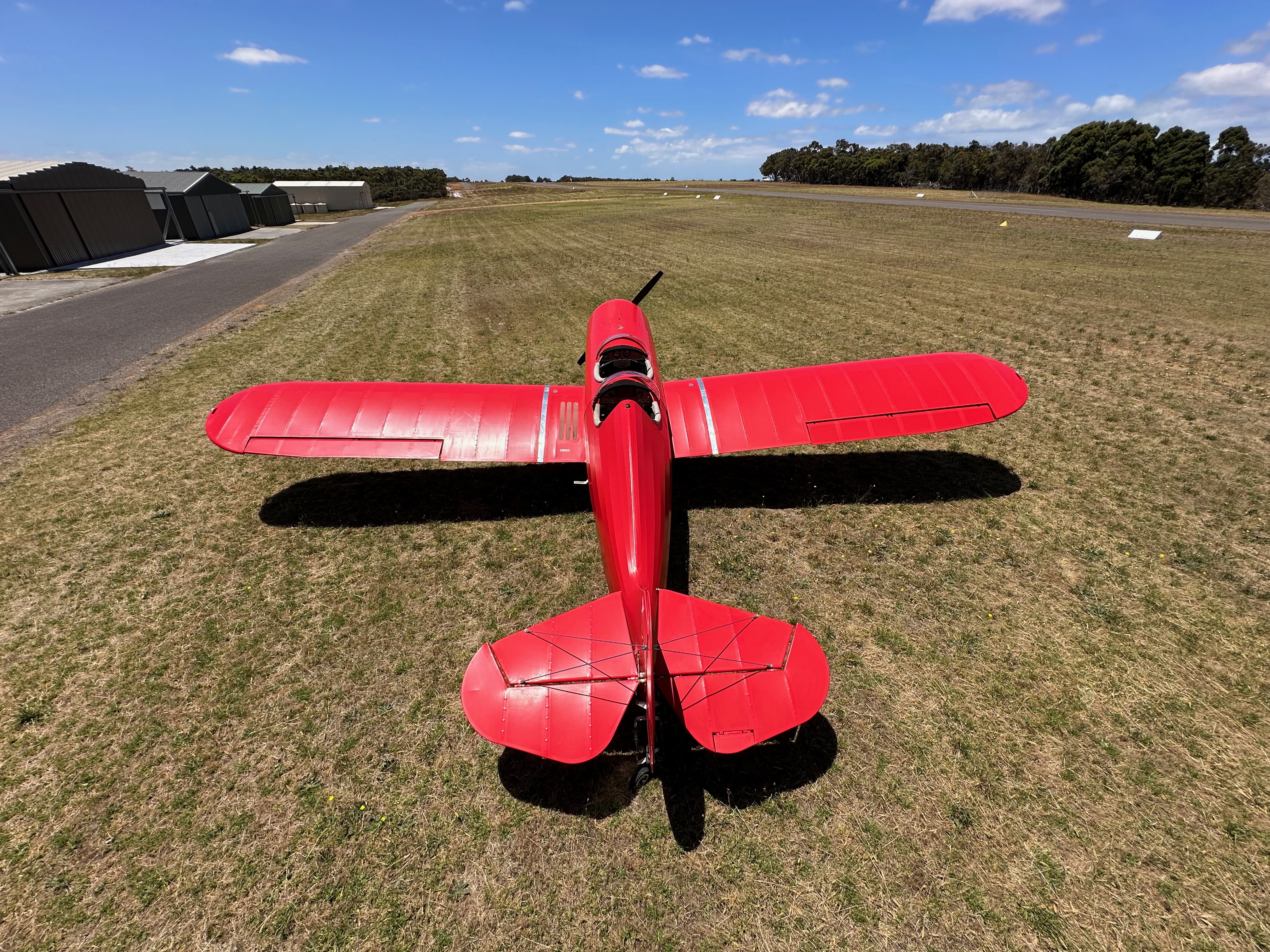 View from above and rear