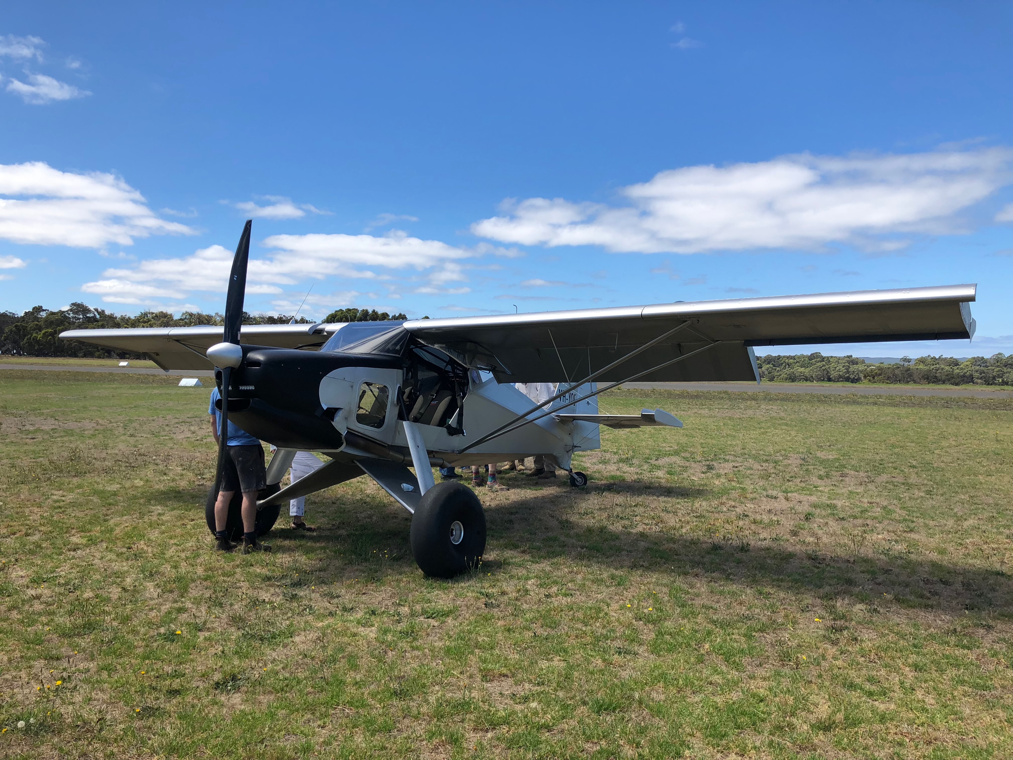 1942 AT-6D in Naval Airstation Alameda Livery - Serial Number 78-7094. <br><br>Also known as the Harvard, the AT signifies Advanced Trainer. <br><br>600HP Pratt & Whitney R-1340 radial engine