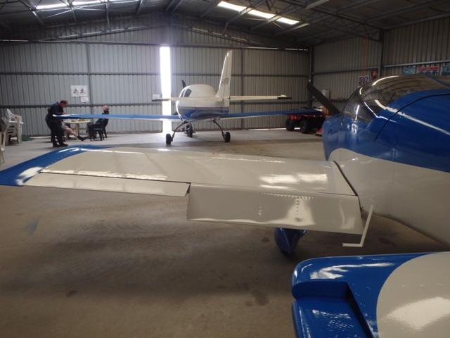 In the Denmark hangar